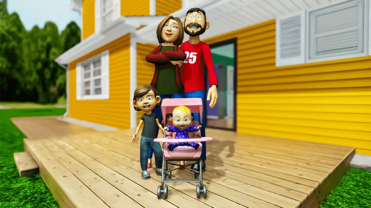 真实的 母亲 生活 模拟器 3D游戏截图