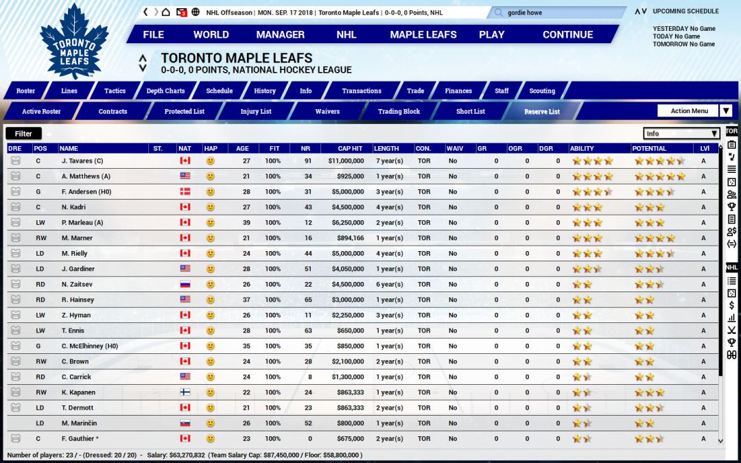 Franchise Hockey Manager 5游戏截图