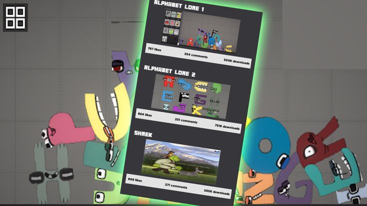 Alphabet For Melon Playground游戏截图