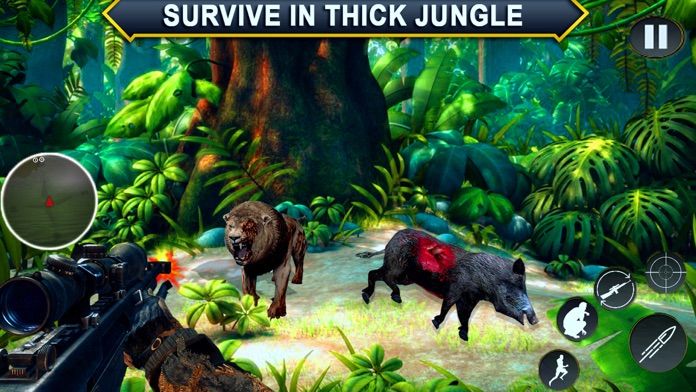 狙擊手獵人野生動物生存游戏截图