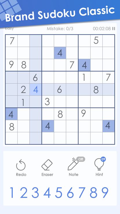 Sudoku: Sudoku Classic游戏截图
