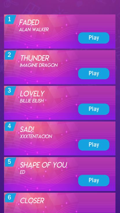 钢琴瓷砖 - 音乐瓷砖游戏游戏截图