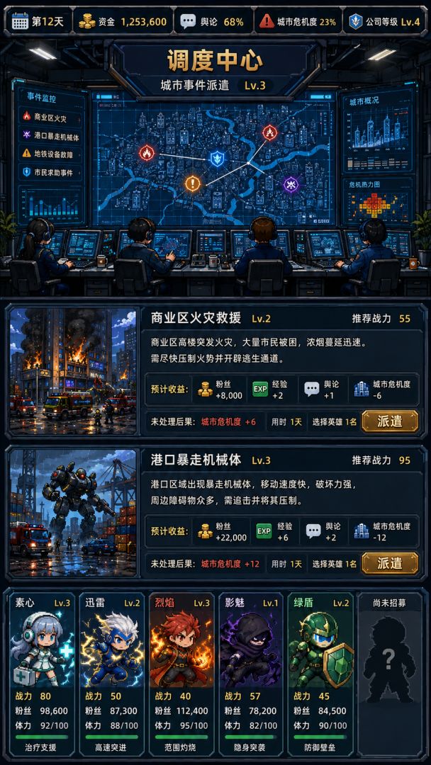 超级英雄公司游戏截图