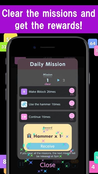 Number drops with 2048游戏截图