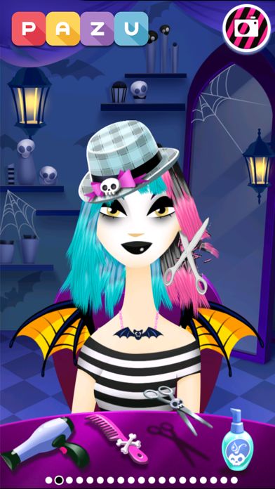 Girls Hair Salon Monsters游戏截图