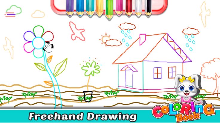 Drawing & Colouring Games游戏截图