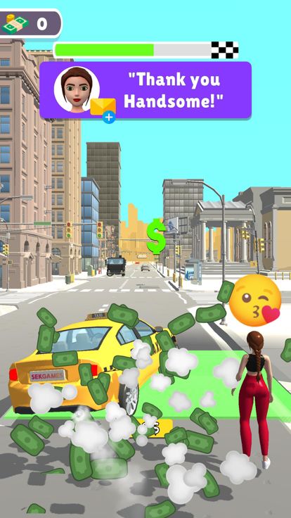 Taxi Drive Rush游戏截图