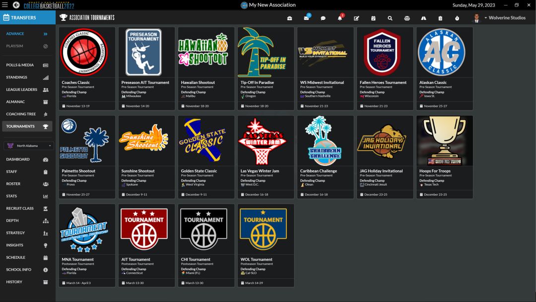 Draft Day Sports: College Basketball 2022游戏截图