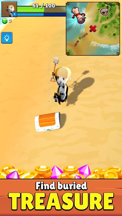 Treasure Digger: Adventure RPG游戏截图