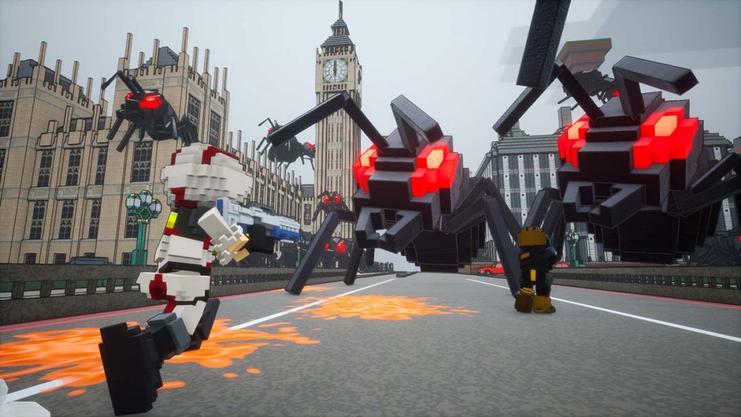圆滚地球变四方?!　数码方块地球防卫军　EARTH DEFENSE FORCE: WORLD BROTHERS游戏截图