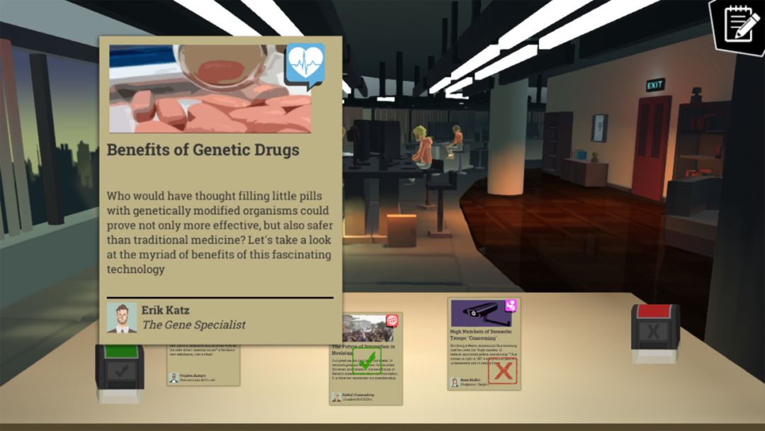 头条新闻：《诺维新闻》游戏截图