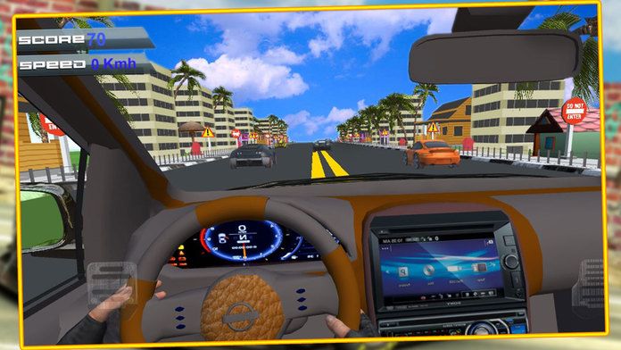 高速公路车驾驶游戏截图