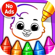 儿童绘画游戏: 绘画, 填色icon