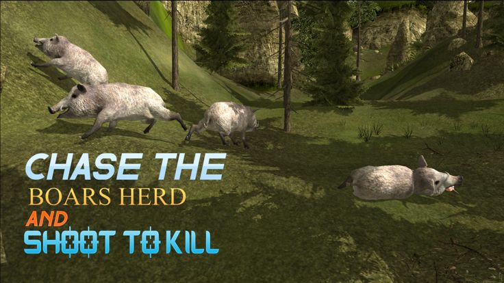 野猪猎人模拟器 - 拍摄的动物射击模拟游戏游戏截图