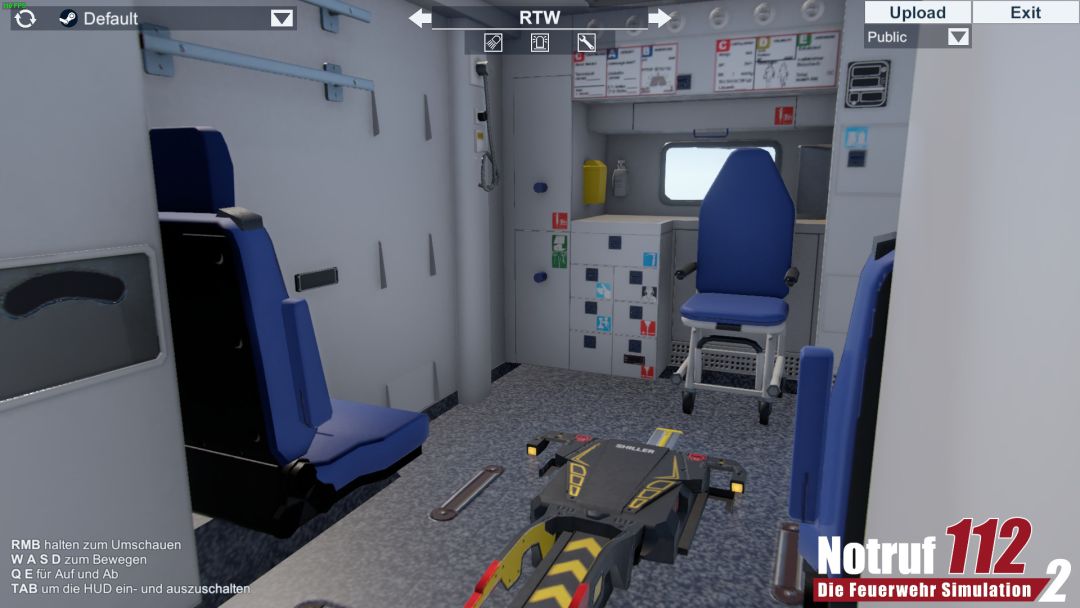 Notruf 112 - Die Feuerwehr Simulation 2: Showroom游戏截图