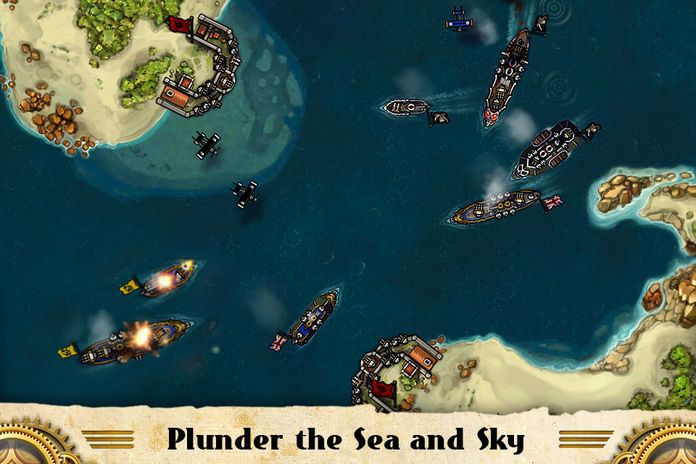 Crimson: Steam Pirates for iPhone游戏截图