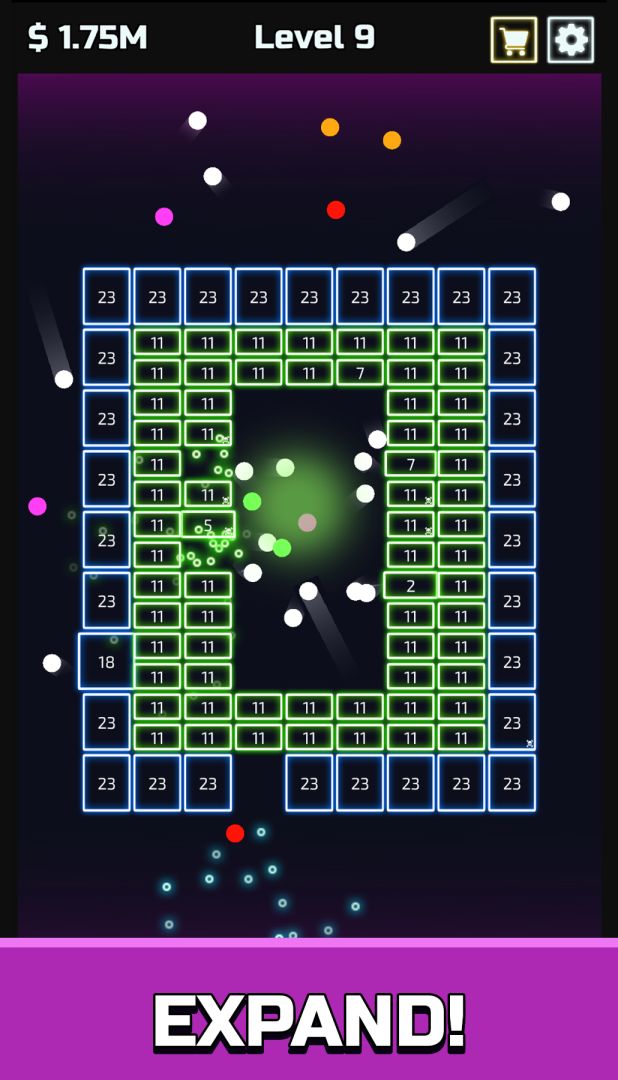 Idle Brick Breaker游戏截图