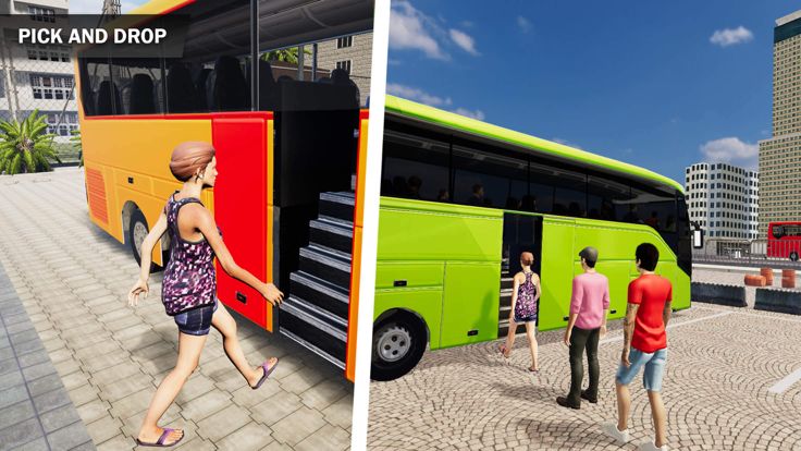 City Bus Transport Drive Sim游戏截图