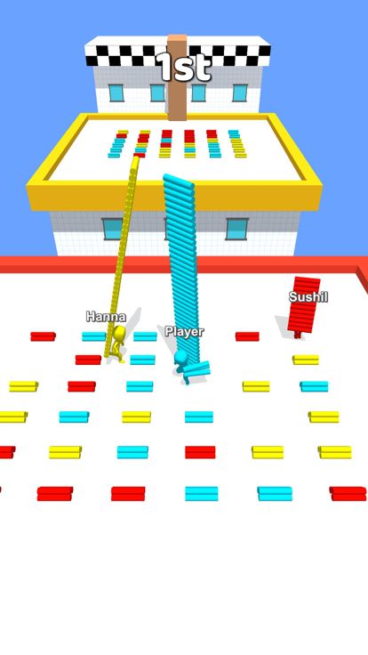 屋顶跑跑争夺战游戏截图