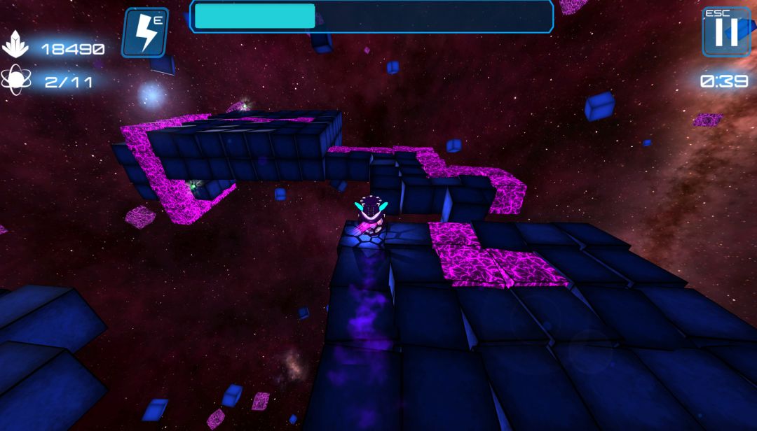 Deep Blue 3D Maze in Space游戏截图