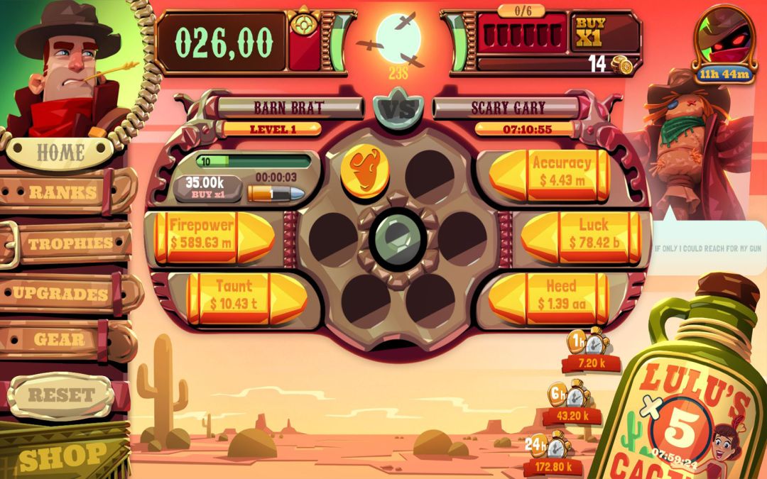 Wild West Saga: Idle Tycoon Clicker游戏截图