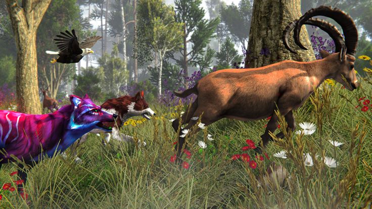 Offline Wolf Simulator Games游戏截图