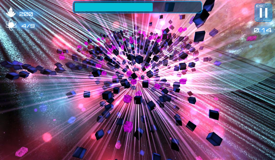 Deep Blue 3D Maze in Space游戏截图