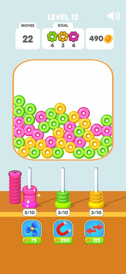 Color Bead Sort游戏截图