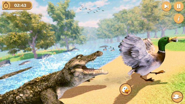 虚拟的 鸭 生活 模拟器游戏截图