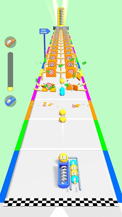 Bouncing Balls Run游戏截图