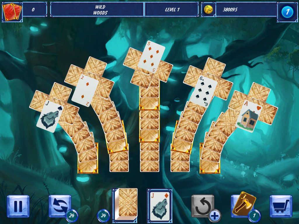 Fairytale Solitaire: Red Riding Hood游戏截图