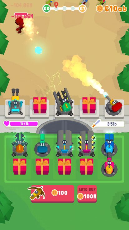 Merge Tower – Zombie Defense游戏截图