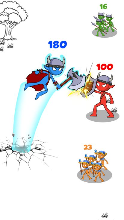 Stickman Battle: Survival.io游戏截图