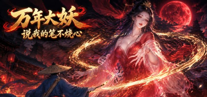 万年大妖说我的笔不烧心 封面