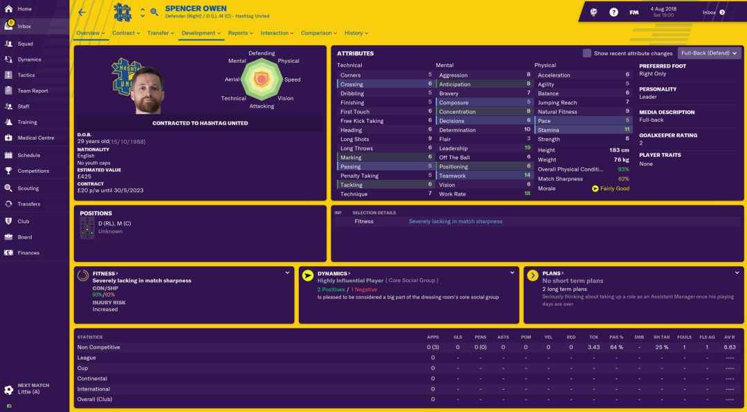 Football Manager 2019: The Hashtag United Challenge游戏截图