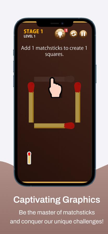 MatchStick Puzzle Game游戏截图