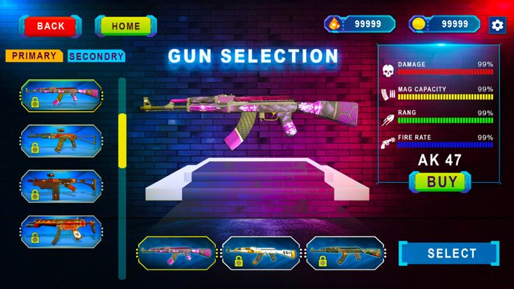 机器人战争 FPS 射击游戏游戏截图