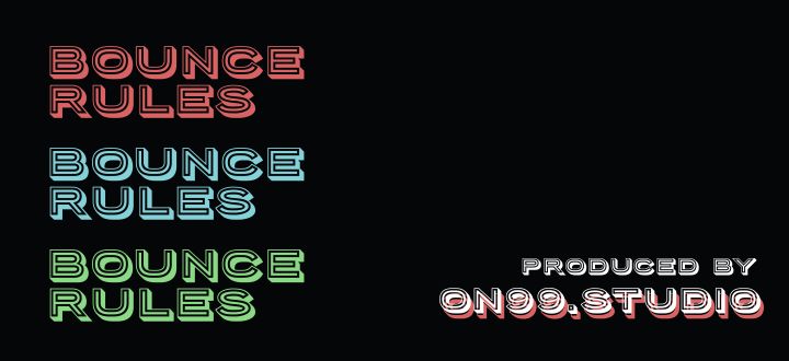 BOUNCE THE RULES：反弹规则 封面