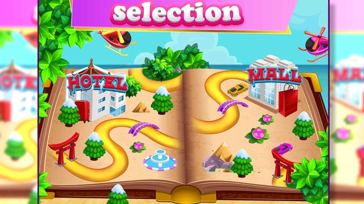 有钱的女孩装扮购物游戏截图