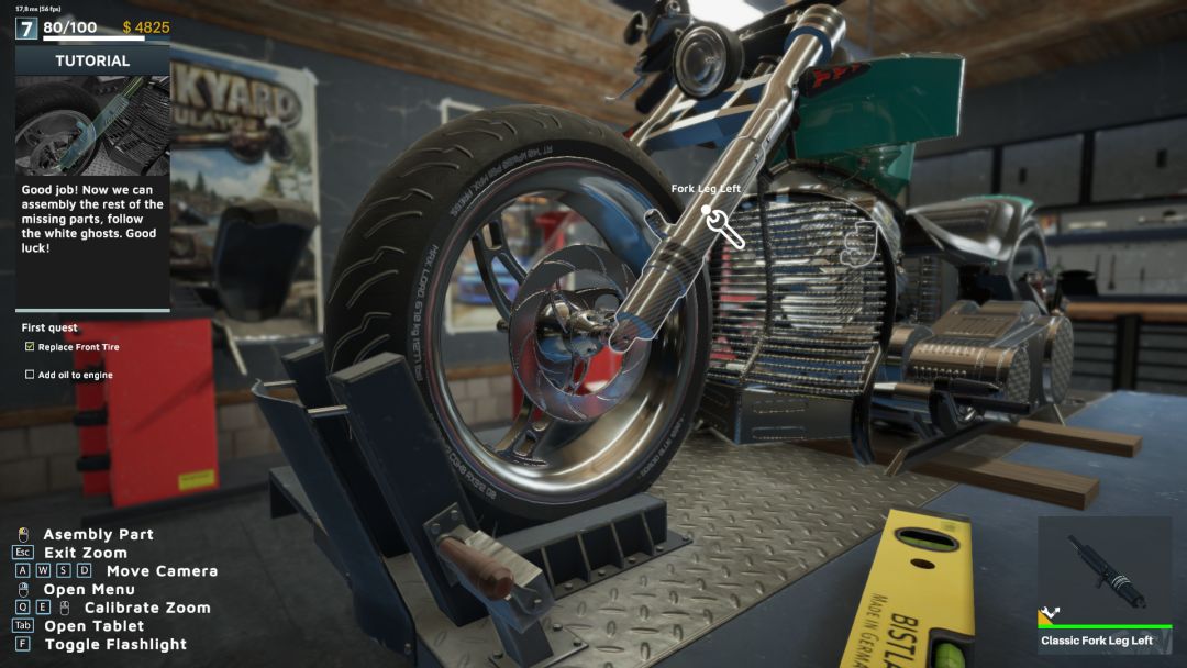 Motorcycle Mechanic Simulator 2021: Prologue游戏截图