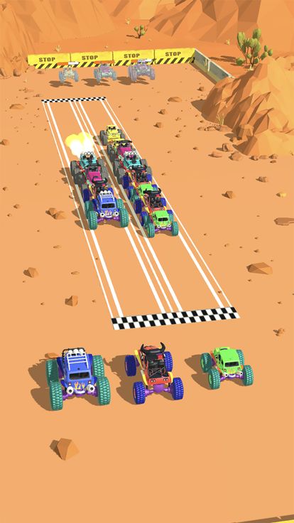 Monster Trucks Clash 3D游戏截图