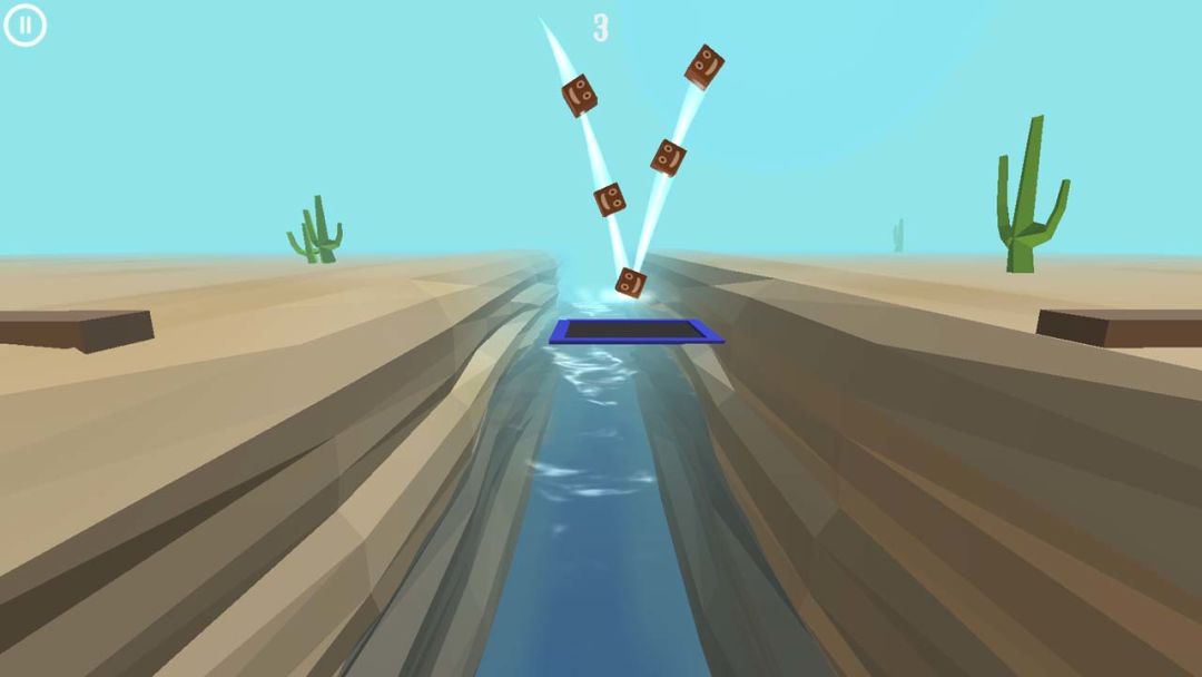 小人弹跳过河游戏截图