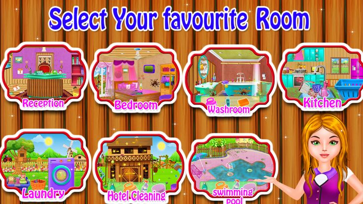 酒店 房间 洗衣 女孩游戏截图