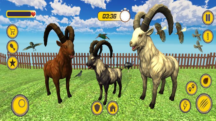 Crazy Goat Rampage Game游戏截图