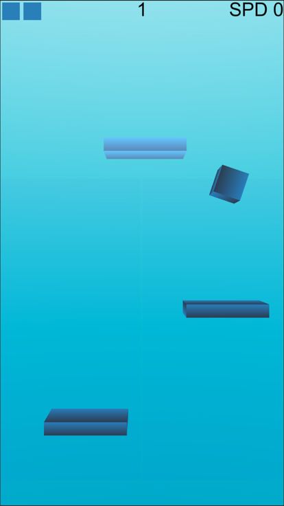 立方体下落游戏截图