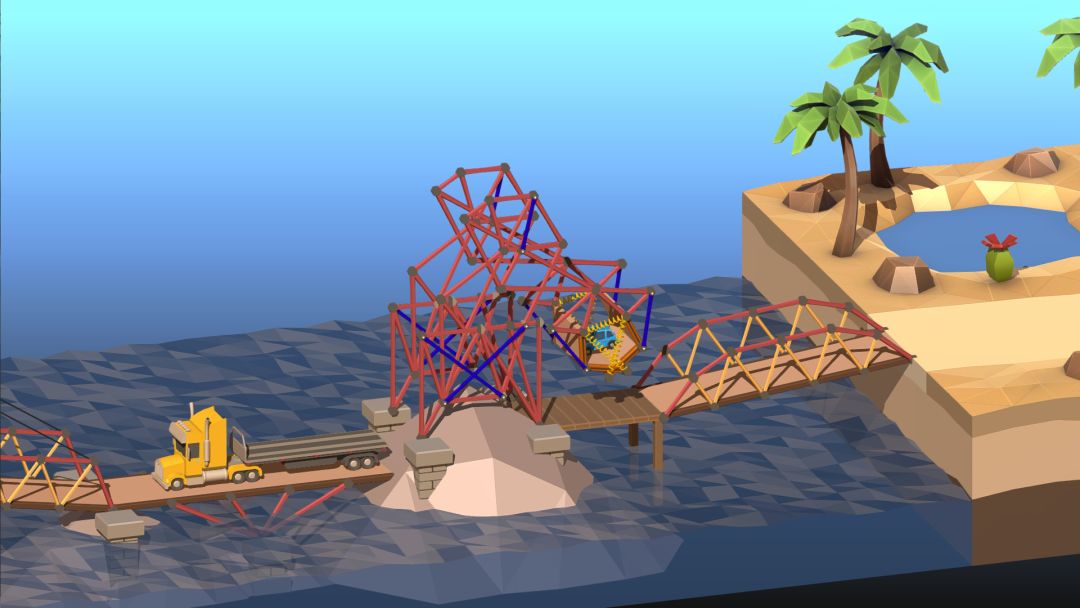 Poly Bridge 2游戏截图