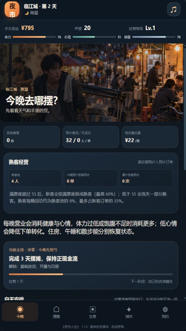 夜市摆摊模拟器游戏截图