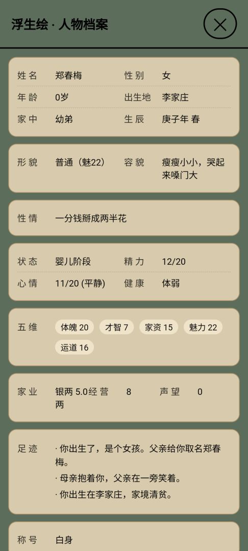 浮生绘·百味人生游戏截图