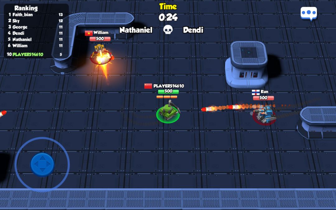 坦克冲突1: 竞技场游戏截图