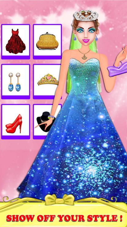 Girl Makeover DressUp Salon 3D游戏截图